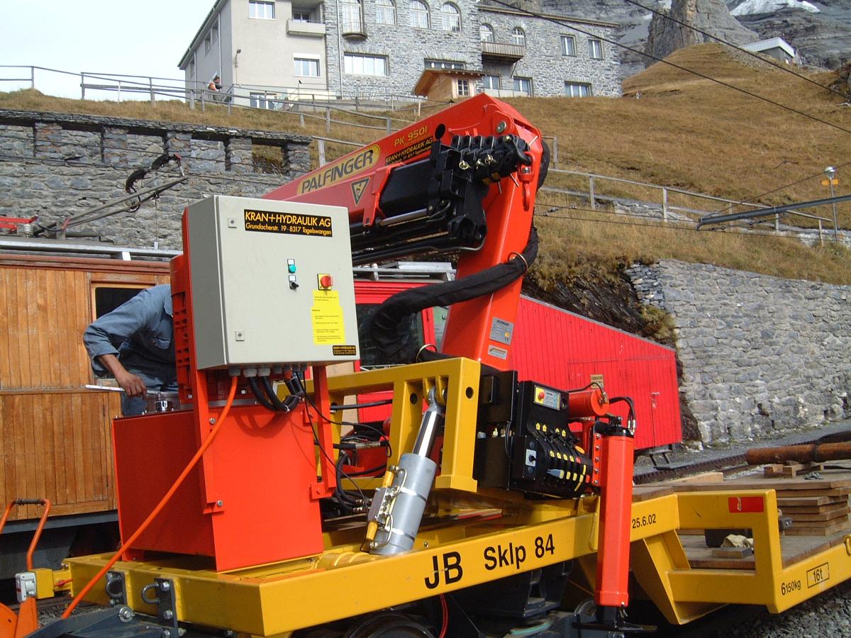 Tiefgangwagen Jungfraubahn