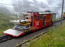 Werkstattwagen Jungfraubahn